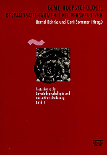 Röhrle, Bernd (Hrsg.):  Gemeindepsychologie : Bestandsaufnahmen und Perspektiven. (=Deutsche Gesellschaft für Verhaltenstherapie, Tübingen / Fortschritte der Gemeindepsychologie und Gesundheitsförderung ; Bd. 1). 