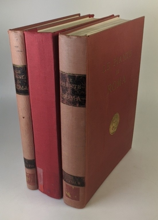 Frutaz, Amato Pietro:  Le piante di Roma  - 3 volumes : 1. Testo / 2. Tavole (dal secolo 3 d. C. all` anno 1625) / 3. Tavole (dall` anno 1630 all` anno 1962). 