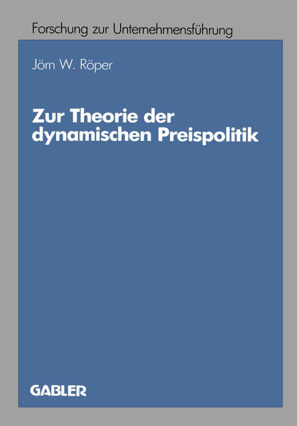 Röper, Jörn W.:  Zur Theorie der dynamischen Preispolitik. Betriebswirtschaftliche Forschung zur Unternehmensführung; Bd. 19. 