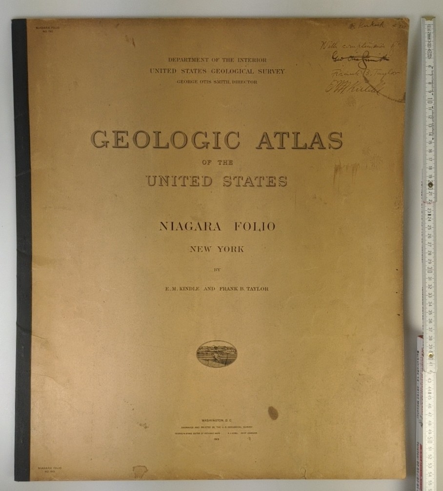 Kindle, Edward M. and Frank B. Taylor:  Niagara folio : New York (=Geologic atlas of the United States ; no. 190). 