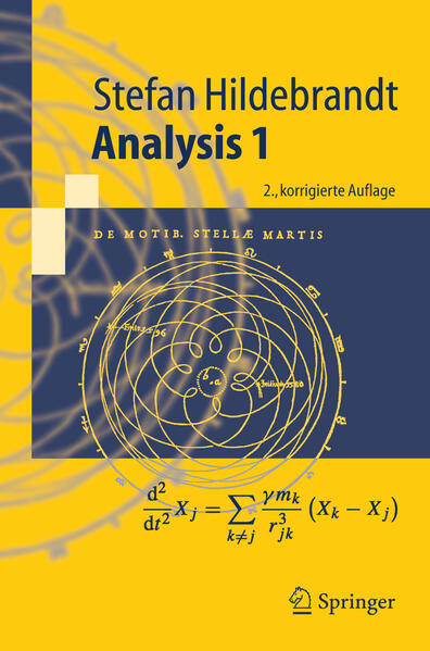 Hildebrandt, Stefan:  Analysis 1. 