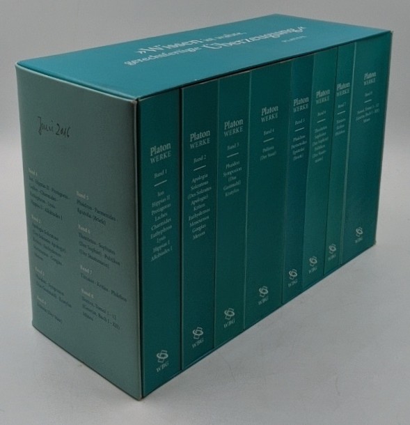 Platon und Gunther (Hrsg.) Eigler:  Platon, Werke in 8 Bänden [im Schuber] : Griechisch - deutsch. 
