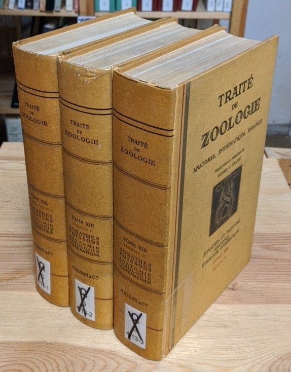 Grassé, Pierre-Paul:  Traite de Zoologie: Anatomie, Systematique, Biologie - Tome XIII [vol. 13] : Agnathes et Poissons. Anatomie, Ethologie, Systematique - 3 Fascicules [ 3 Subvolumes]. 