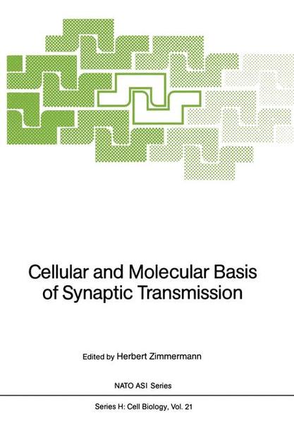 Zimmermann, Herbert (ed.):  Cellular and molecular basis of synaptic transmission. (=NATO: NATO ASI series / Series H, Cell biology ; Vol. 21) 