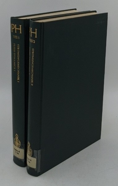 Truesdell, Clifford (Hrsg.):  Strömungsmechanik = Fluid Dynamics - 2 Bände [I/II] (=Handbuch der Physik = Encyclopedia of Physics ; Bd. 8, Tl. 1 + 2). 