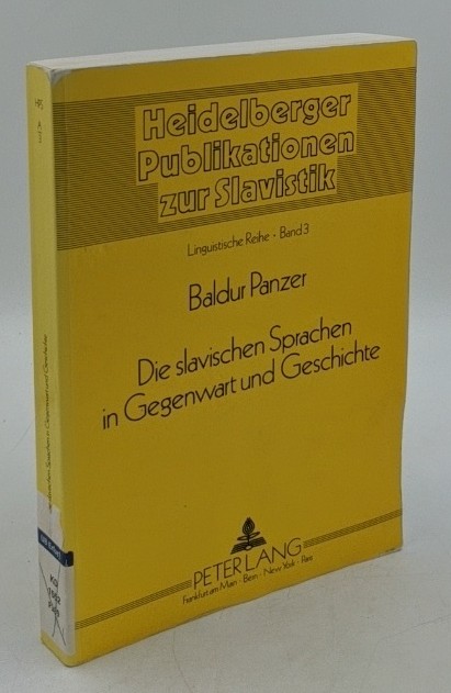 Panzer, Baldur:  Die slavischen Sprachen in Gegenwart und Geschichte : Sprachstrukturen und Verwandtschaft (=Heidelberger Publikationen zur Slavistik ; A, Linguistische Reihe ; Bd. 3). 