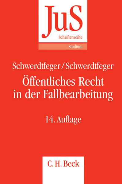 Schwerdtfeger, Gunther und Angela Schwerdtfeger:  Öffentliches Recht in der Fallbearbeitung : Grundfallsystematik, Methodik, Fehlerquellen. Begr. von Gunther Schwerdtfeger. Fortgef. und neu bearb. von Angela Schwerdtfeger. (=Schriftenreihe der Juristischen Schulung ; Bd. 5). 