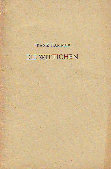 Hammer, Franz:  Die Wittichen. 