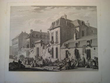 Anonym  Village de la Maison de Revolution (Gravure) 