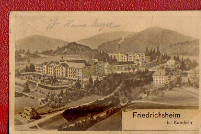   Ansichtskarte Friedrichsheim bei Kandern 
