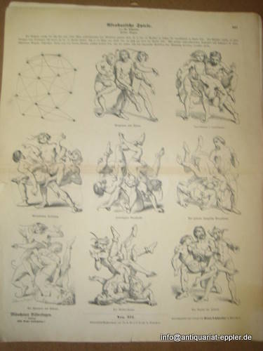 ohne Angabe  Münchener Bilderbogen, Nr. 251 Akrobatische Spiele Erster Bogen 