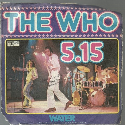 THE WHO  5.15 + Water (Single 45 UpM) 