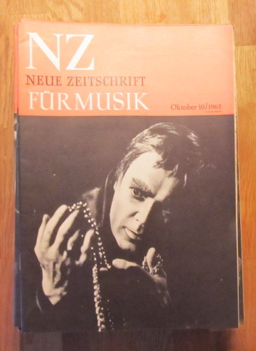Hartmann, Karl Amadeus und Ernst Thomas  NZ / Neue Zeitschrift für Musik Nr. 10/1965 
