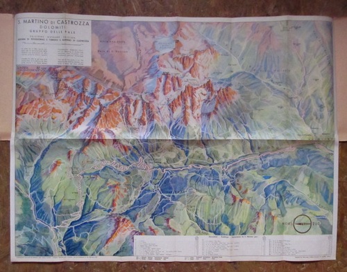 Azienda Autonoma di Soggiorno  Carta Plastigrafica di S. Martino di Castrozza e Dintorni (Plastische Relief-Karte von S. Martino di Castrozza und Umgebung / Plastic Reliev Map of S. Martino di Castrozza and Envorons) 