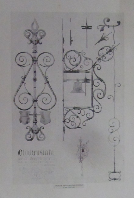 Bosch, H.  1 Blatt Architekturzeitung "Glockenstübl aus der Bodenseeregion" 