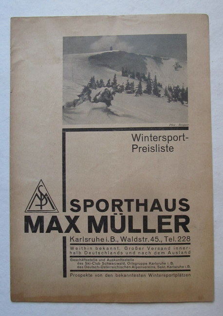 Sporthaus Müller  Wintersport-Preisliste 