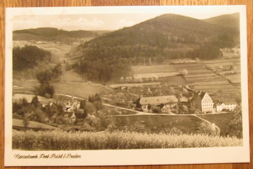   Ansichtskarte Neusatzeck Post Bühl / Baden (Abgebildet das Kloster) 