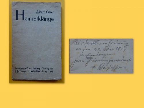 Geier, Albert  Heimatklänge 