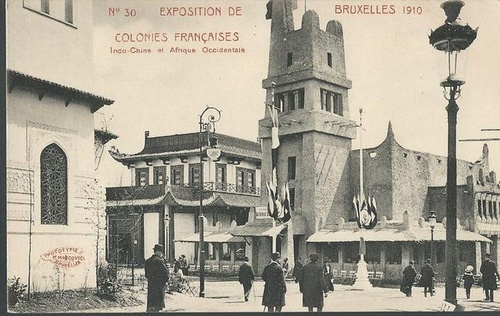 ohne Autor  Ansichtskarte Colonies Francaises. Indo-Chine et Afrique Occidentale (Exposition de Bruxelles 1910 No. 30) 