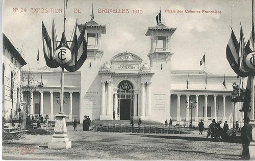 ohne Autor  Ansichtskarte Palais des Colonies Francaises (Exposition de Bruxelles 1910 No. 29) 