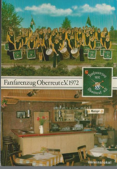 ohne Autor  Ansichtskarte "Fanfarenzug Oberreut e.V. 1972" 
