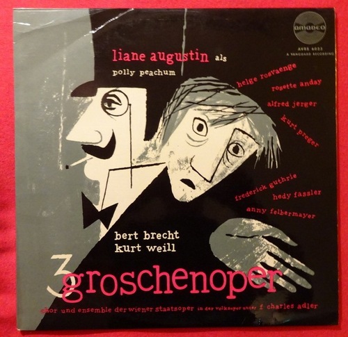 Lenya, Lotte  3groschen Oper / Dreigroschen-Oper (Chor und Ensemble der Wiener Staatsoper in der Volksoper unter F. Charles Adler) 