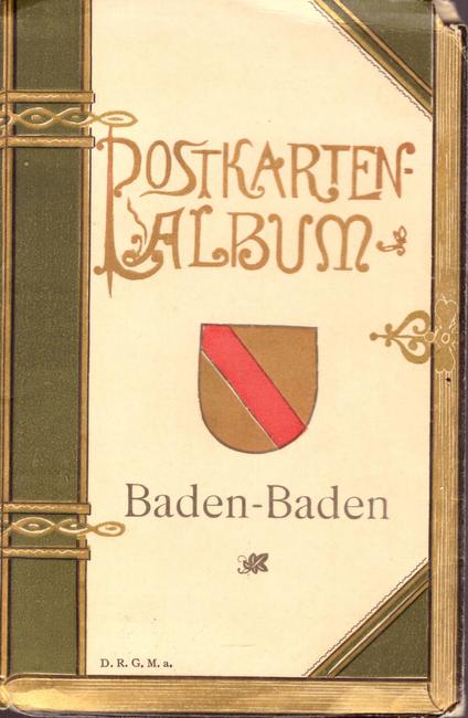 .  Postkarten-Album Baden-Baden (Leporello mit 10 Ansichtskarten) 