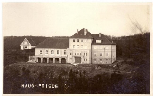   Ansichtskarte Hattingen. Haus-Friede 