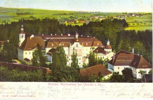   Ansichtskarte Litho Kloster Marienthal bei Ostritz in Sachsen 