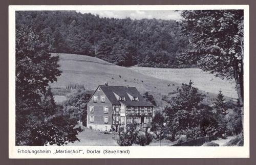   Ansichtskarte Erholungsheim "Martinshof", Dorlar (Sauerland) 