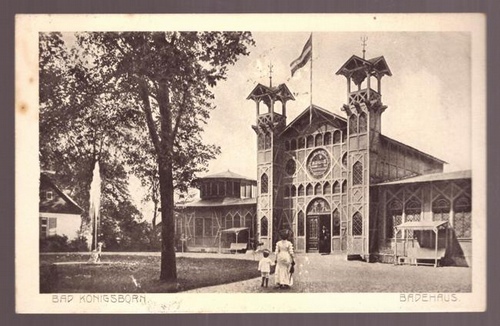   Ansichtskarte. Bad Königsborn. Badehaus 