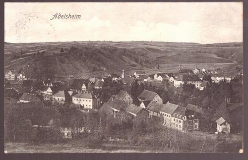   Ansichtskarte AK Adelsheim. Gesamtansicht 