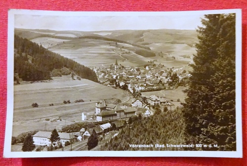   Ansichtskarte AK Vöhrenbach (Bad. Schwarzwald) 800m.ü.M. 