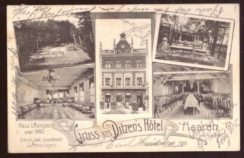   Ansichtskarte AK Gruss aus Ditzen`s Hotel. Haaren bei Aachen (Haus I. Ranges, 5 Motive) 