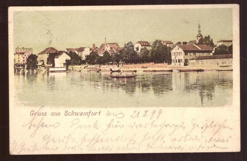   Ansichtskarte AK Gruss aus Schweinfurt 