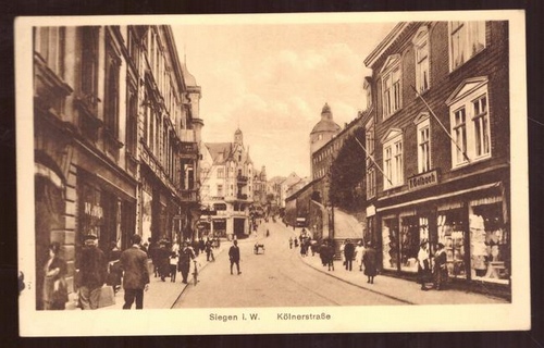   Ansichtskarte AK Siegen. Kölnerstrasse 