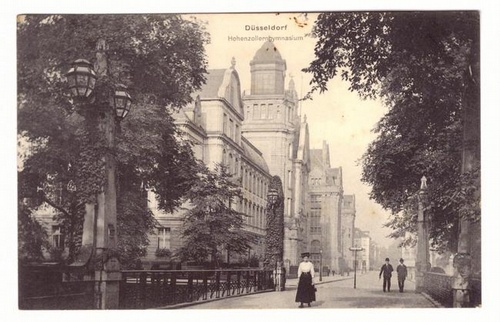   Ansichtskarte AK Düsseldorf. Hohenzollerngymnasium 