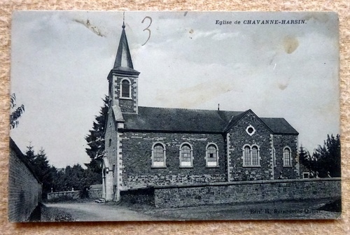   Ansichtskarte AK Eglise de Chavanne-Harsin (Feldpostkarte, Stempel K.D. Feldpoststation) 