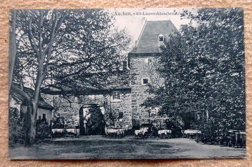   Ansichtskarte AK Aachen. Gasthof Alt-Linzenshäuschen 