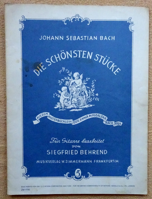 Bach, Johann Sebastian  Die schönsten Stücke aus dem Notenbüchlein der Anna Magdalena Bach 1725 