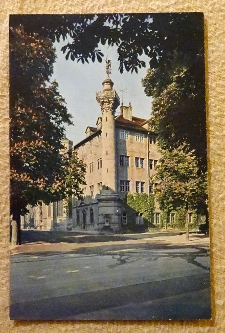   Ansichtskarte AK Stuttgart. Kosakenbrunnen mit Merkur 