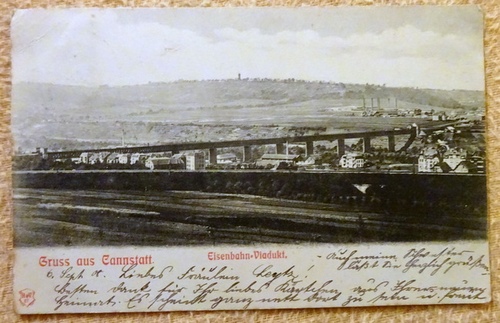   Ansichtskarte AK Cannstatt. Eisenbahn-Viadukt 