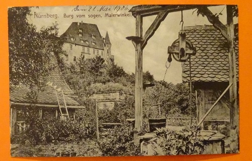   Ansichtskarte AK Nürnberg. Burg vom sog. Malerwinkel 