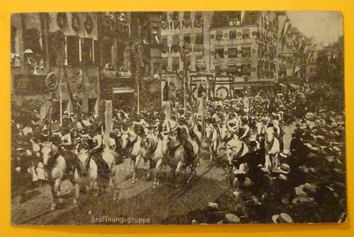   Ansichtskarte AK Nürnberg. 8. Deutsches Sängerbundesfest 28. Juli 1912. Eröffnungsgruppe 