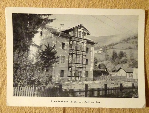   Ansichtskarte AK Zell am See. Fremdenheim "Seefried" 