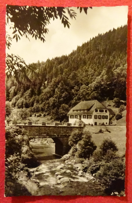   Ansichtskarte AK Bad Rippoldsau. Gasthaus Pension und Bäckerei zum letzten G`stehr 