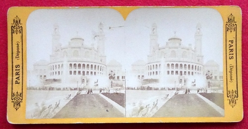 ohne Angaben  Original Stereoskopie.-Fotografie (Stereobild. Stereophotographie). Trocadero 