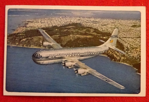   Ansichtskarte AK Pan American "Strato" Clipper (Double decked) 