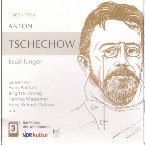 Tschechow, Anton  3 CD. Erzählungen (Gelesen v. Hans Paetsch, Brigitte Horney, Hannes Messemer, Hans Helmut Dickow...) 