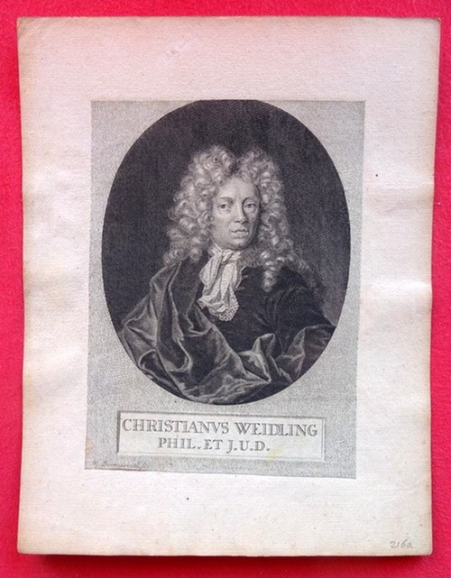   Kupferstich Christianus Weidling (1660-1731) gez. v. Bernigeroth 